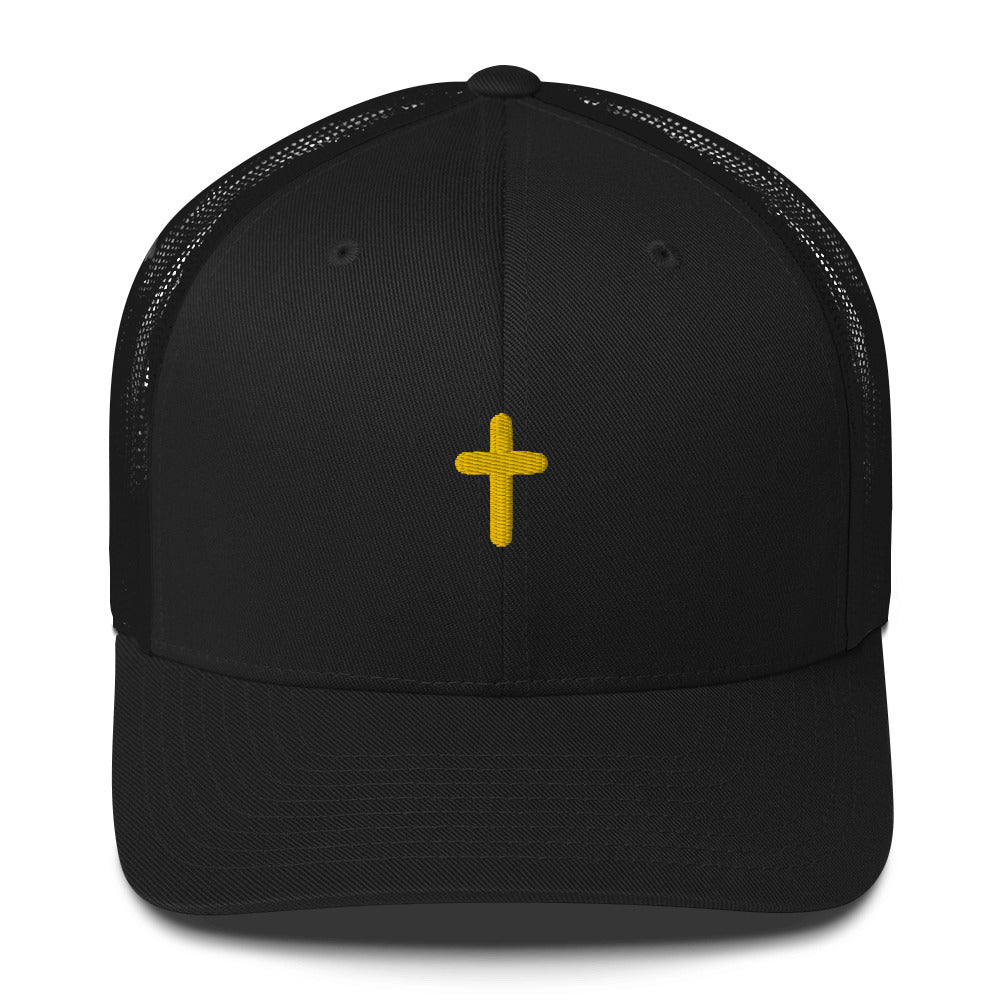 {Gold Cross} Trucker Cap