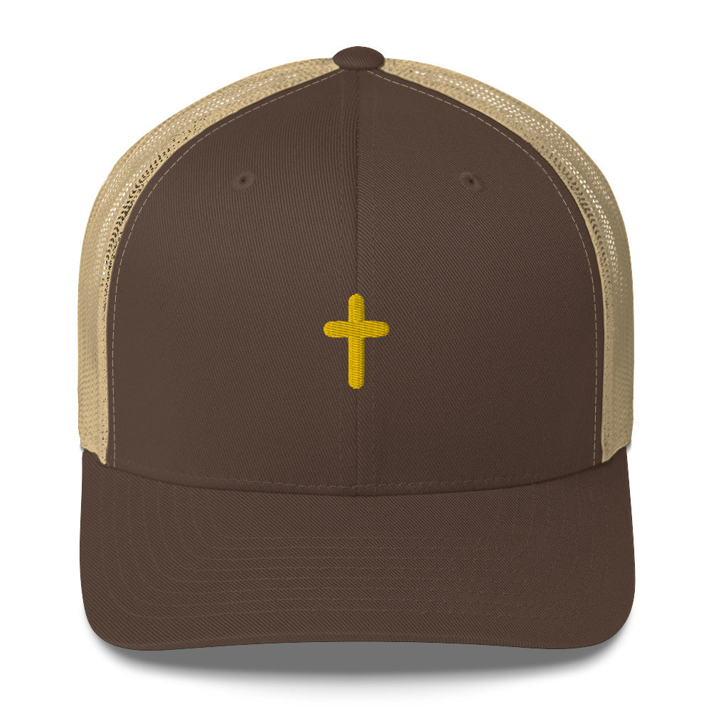 {Gold Cross} Trucker Cap