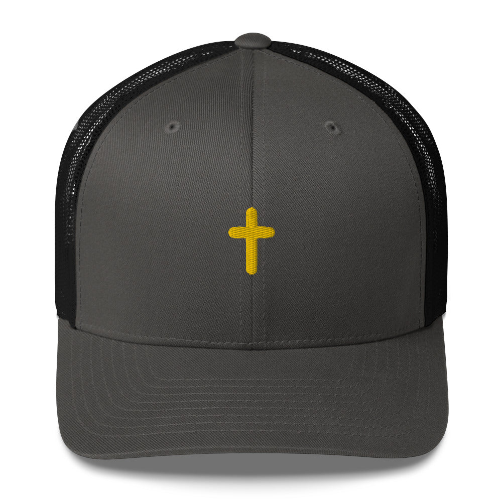 {Gold Cross} Trucker Cap