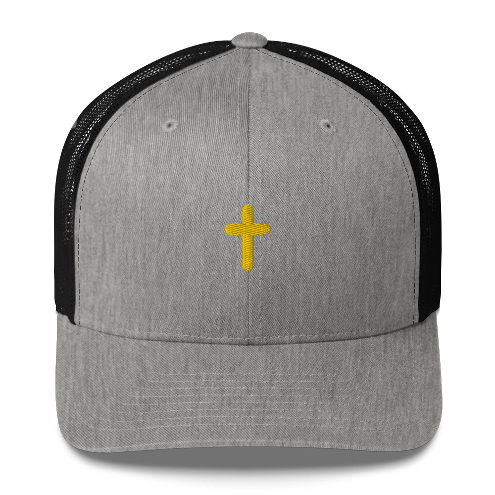 {Gold Cross} Trucker Cap