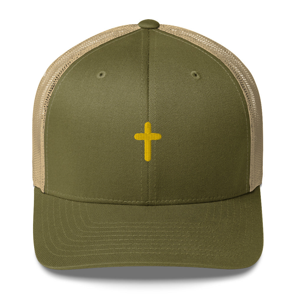 {Gold Cross} Trucker Cap