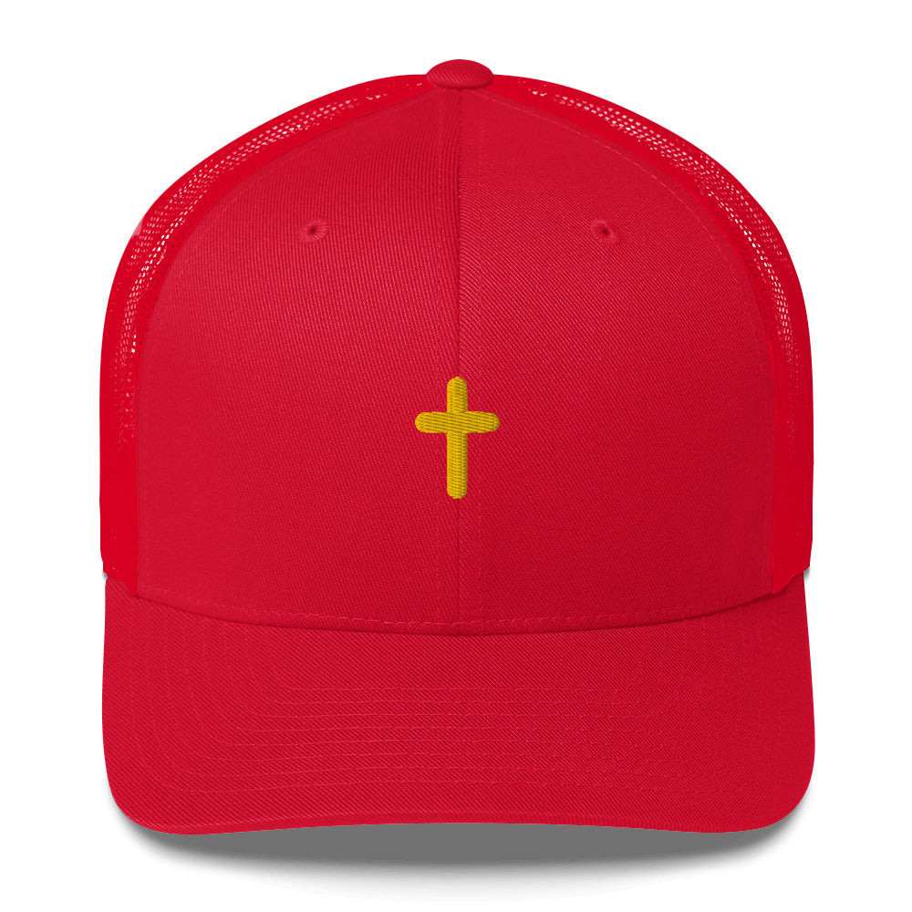 {Gold Cross} Trucker Cap