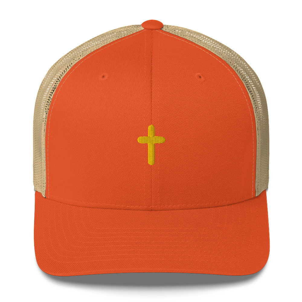 {Gold Cross} Trucker Cap